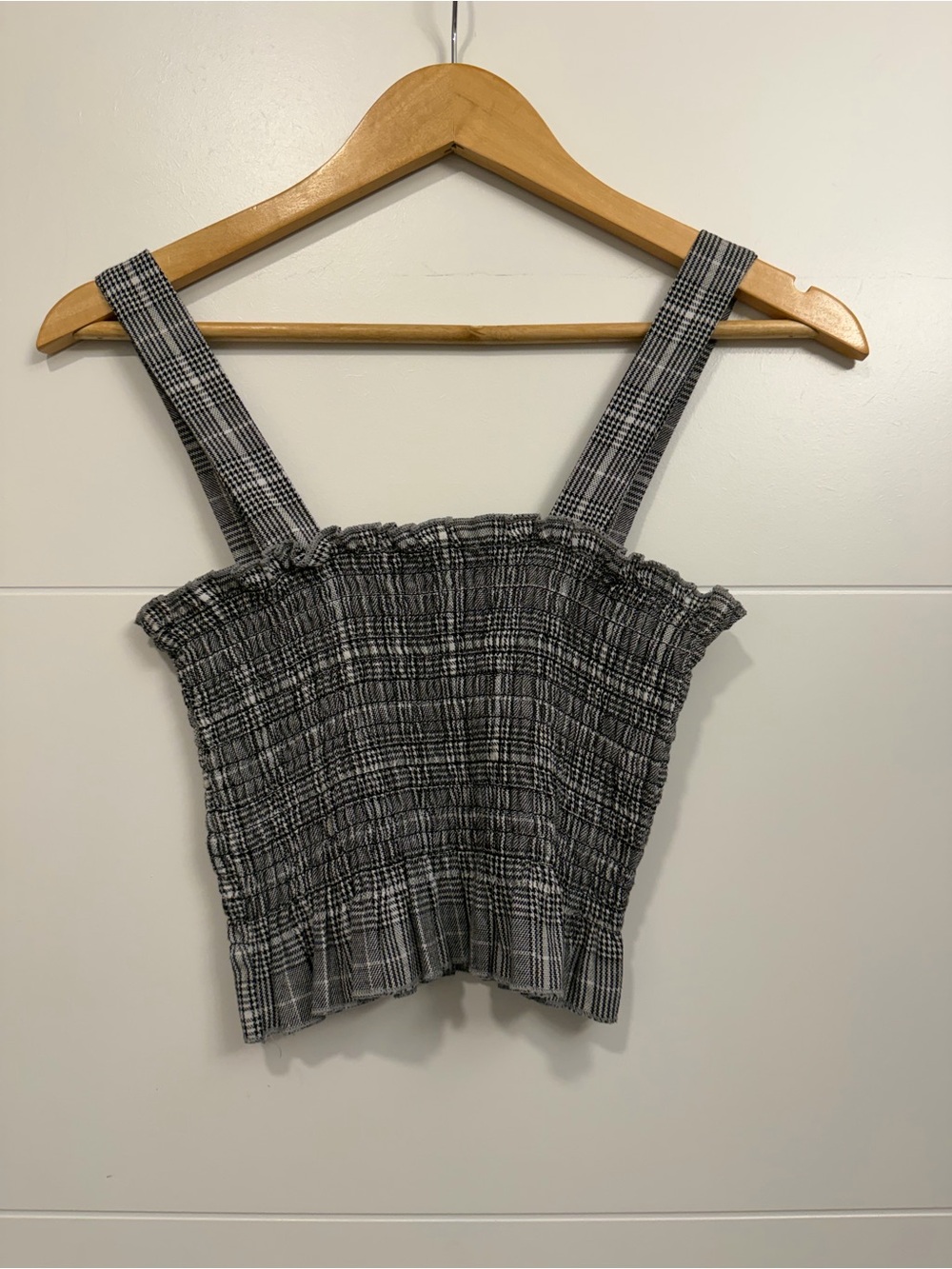 PacSun Kendall & Kylie Plaid Ruffle Crop Top